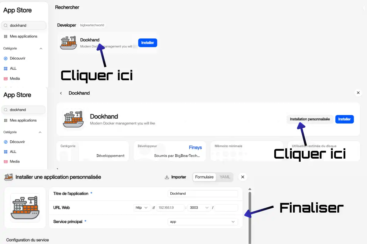 Installer une application Avec l'App Store