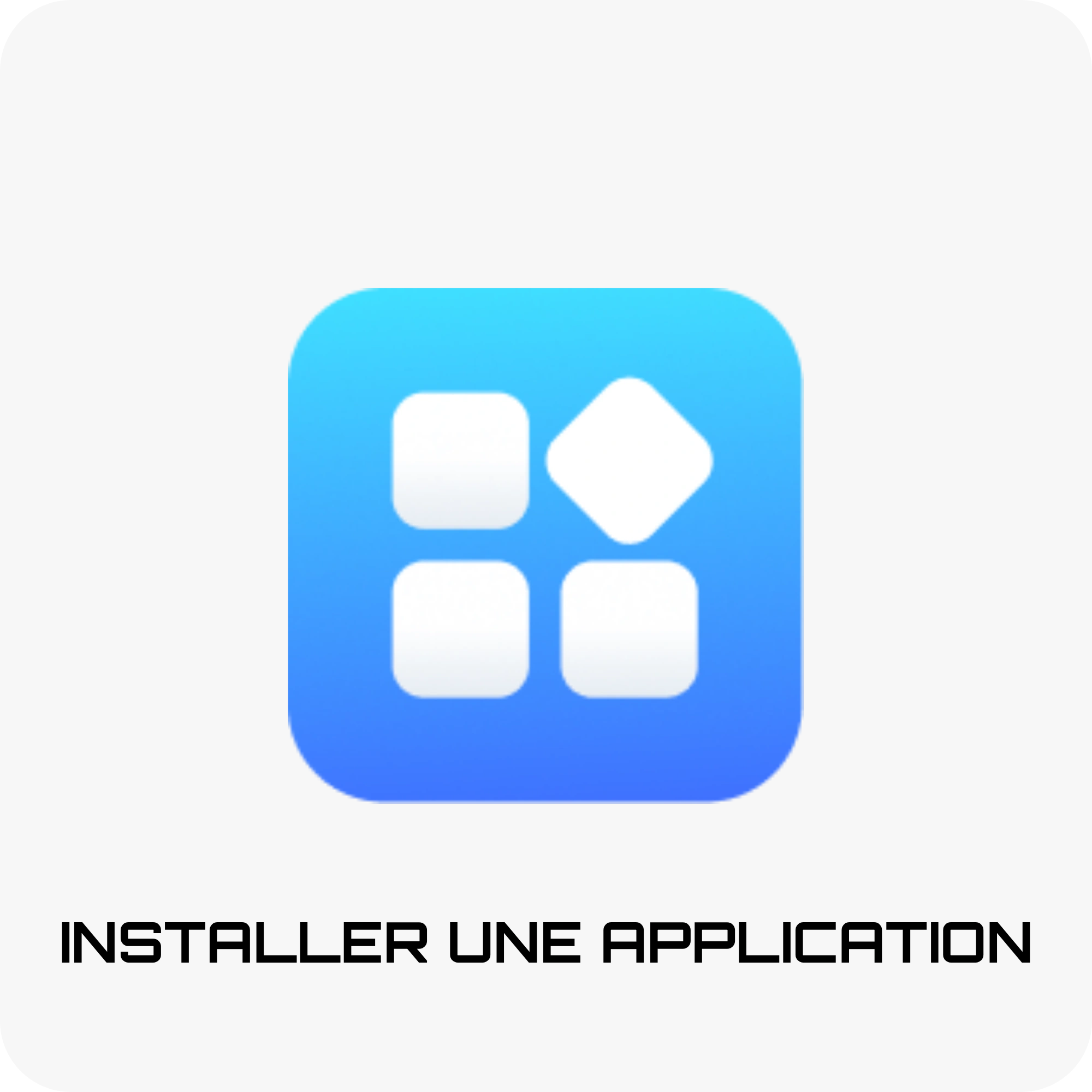 Installer une application