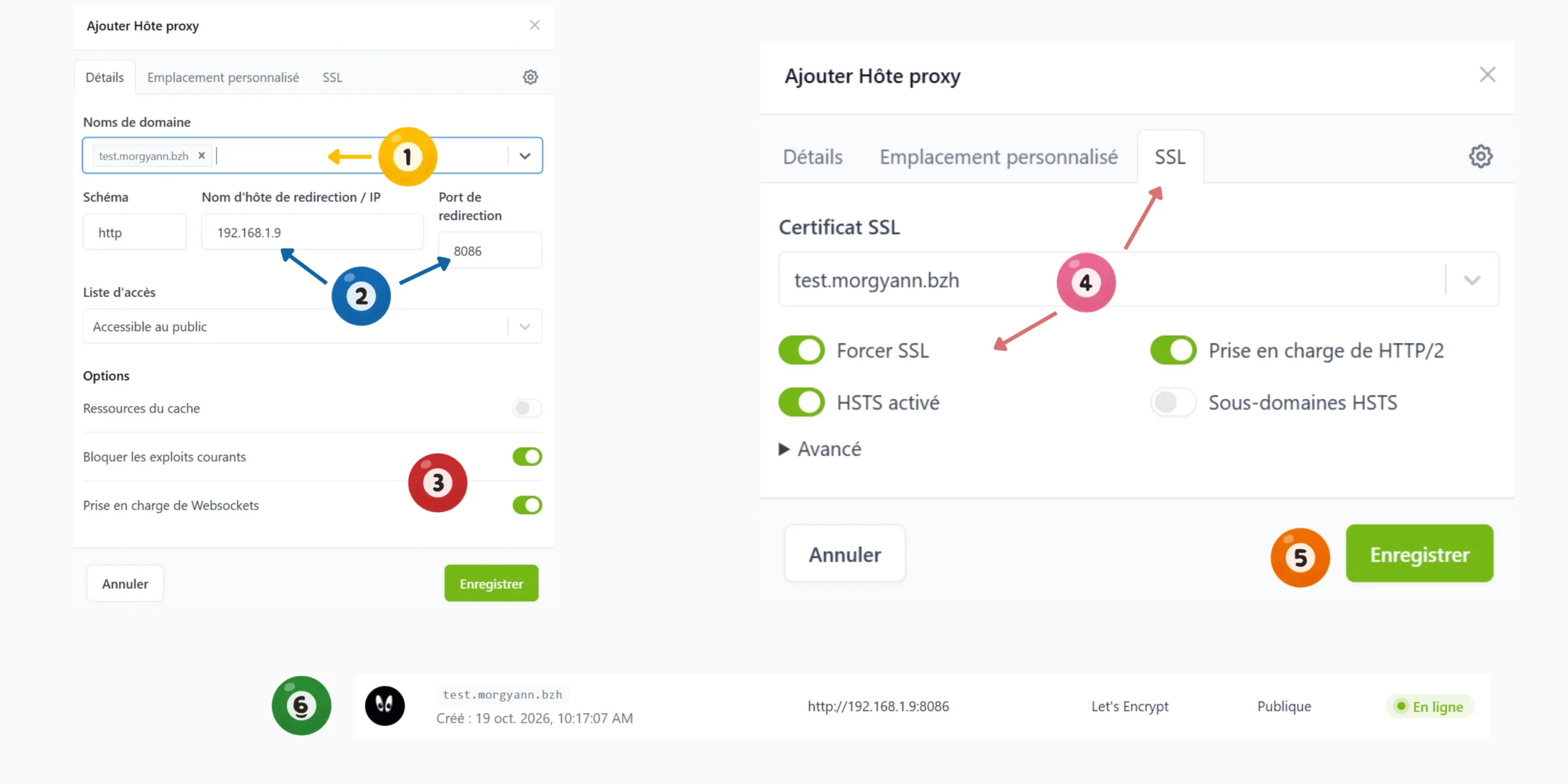 Lier l'app au NDD