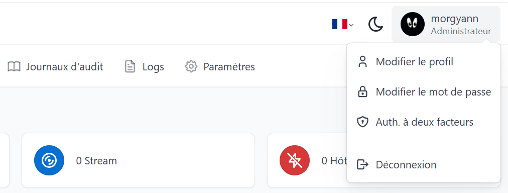 Modifier le profil