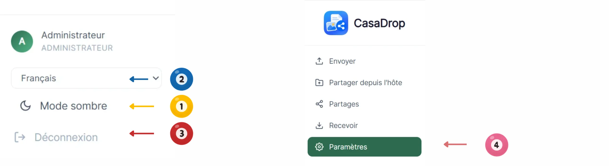 Paramètres